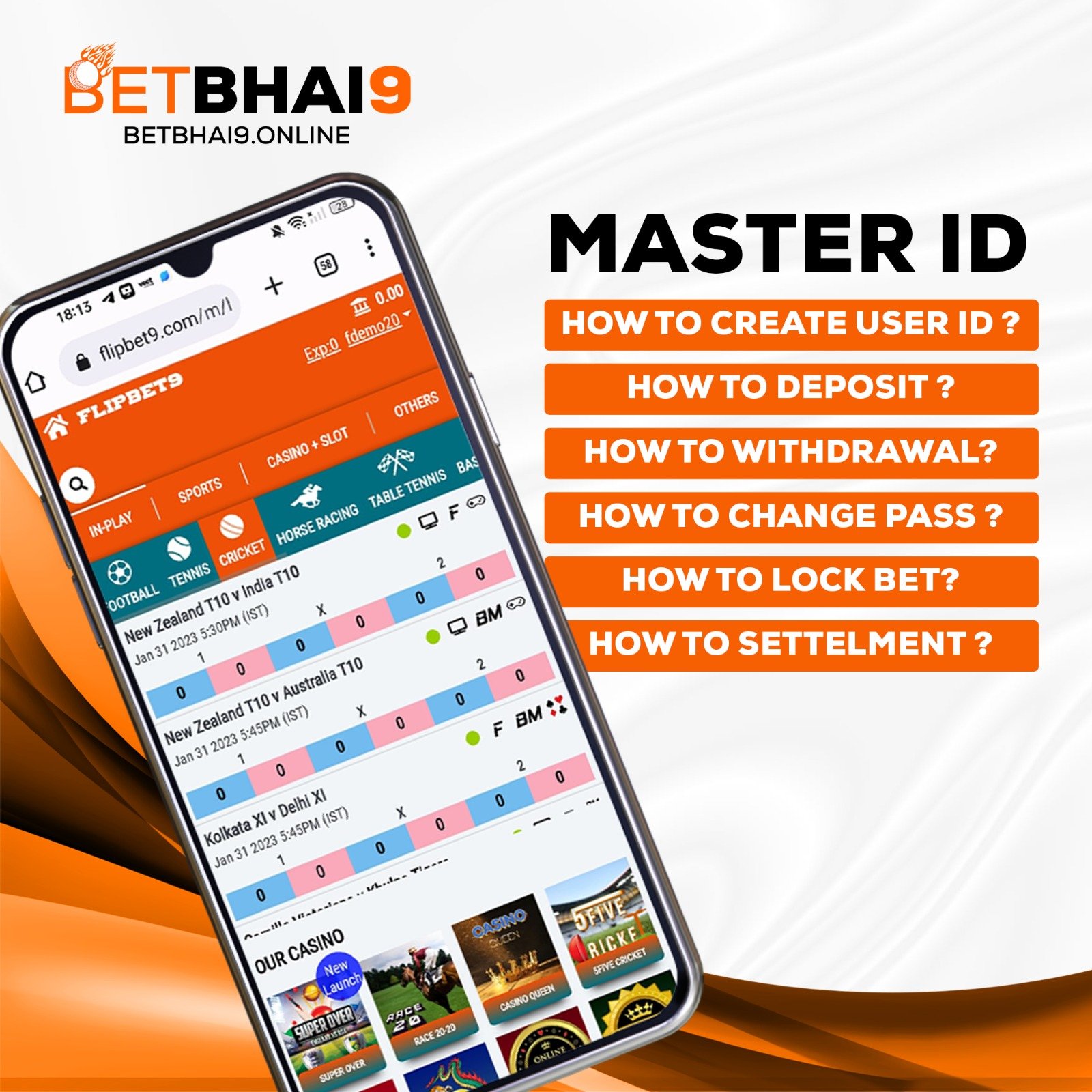 Master ID of Cricket Betting Sites